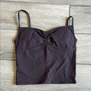 437 Ruched Fitted Crop Camisole